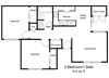 2 Bedroom Floor Plan